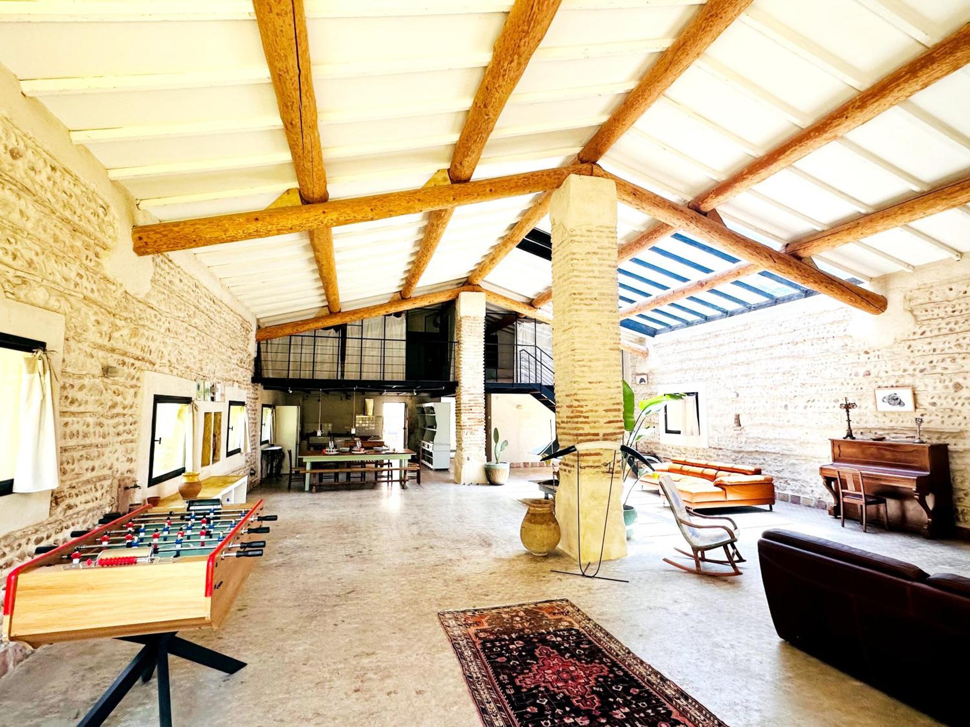 Magnifique Loft - Piscine - Tennis - Babyfoot 尼姆 外观 照片